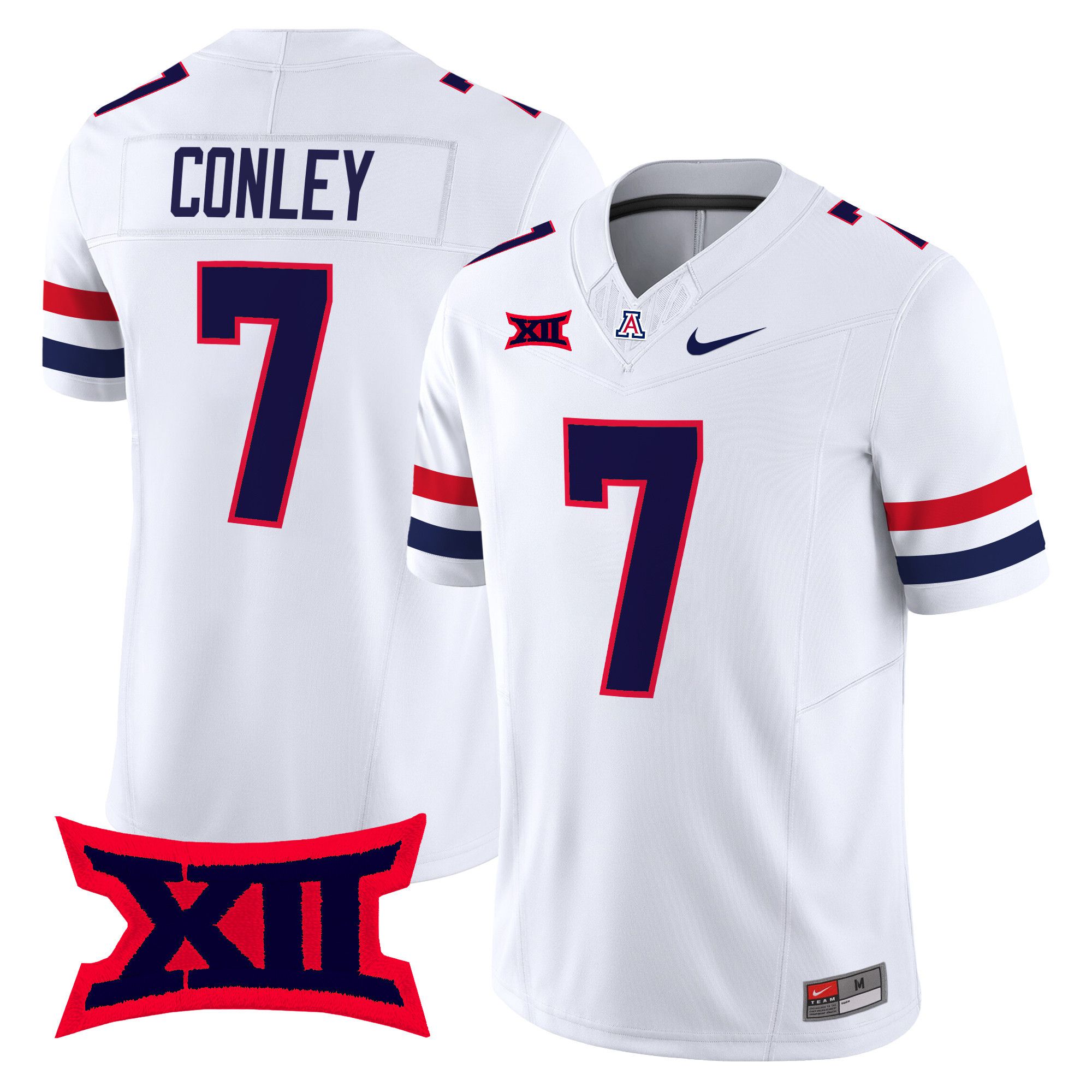 Men Arizona Wildcats #7 Conley White Nike 2024 Vapor Limited NCAA Jersey